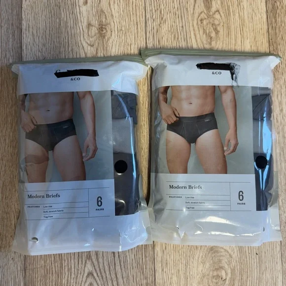 4 - 6 Packs Men’s Goodfellow & Co Modern Briefs size large - Picture 1 of 1
